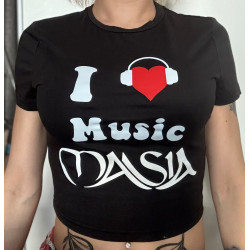 Camiseta I Love Music
