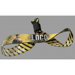Pulsera tela Loco festival...