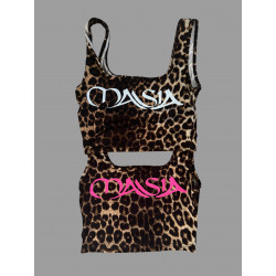 Top leopardo Masia