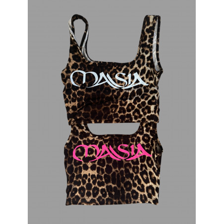 Top leopardo Masia
