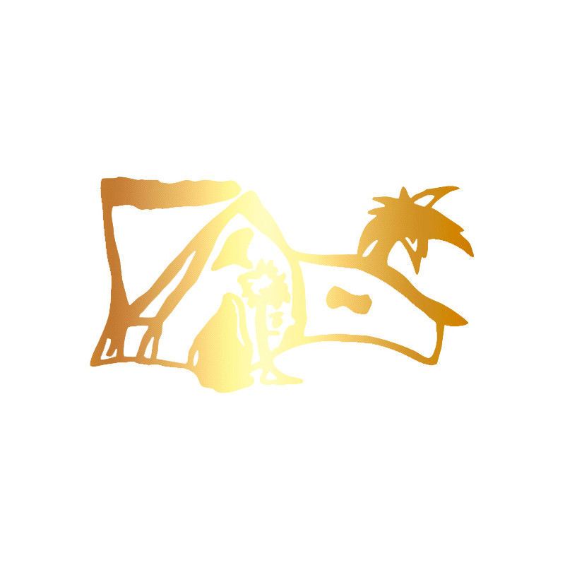 Pegatina Troquelada Caseta