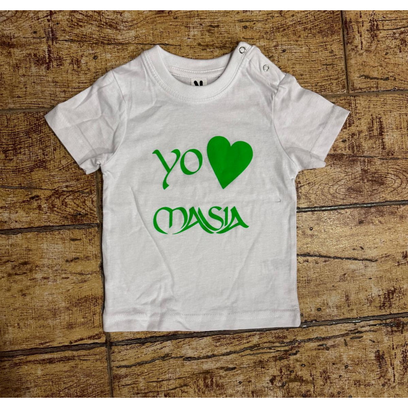 Camiseta I LOVE Masia Bebe