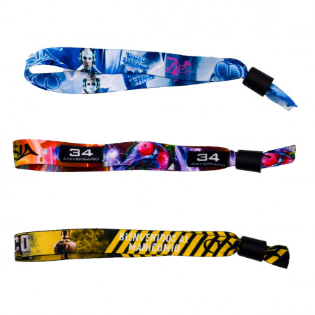 Pack 3 pulseras Masia Festivales 2025
