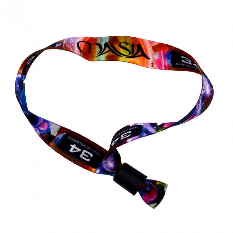 Pulsera tela 34 Aniversario Masia