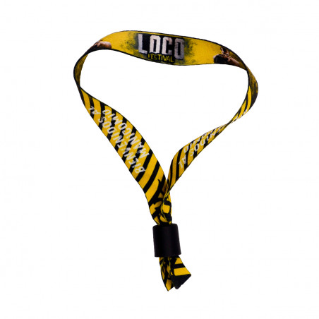 Pulsera tela Loco Festival 2025