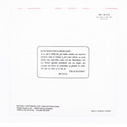 Vinilo Masia Vintage (Limited Edition 10)